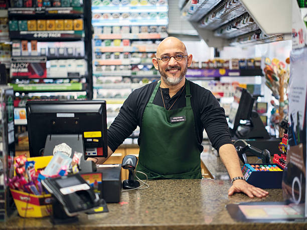 Staff member at BP convenience store in Crown Point